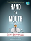 Cover image for Hand to Mouth